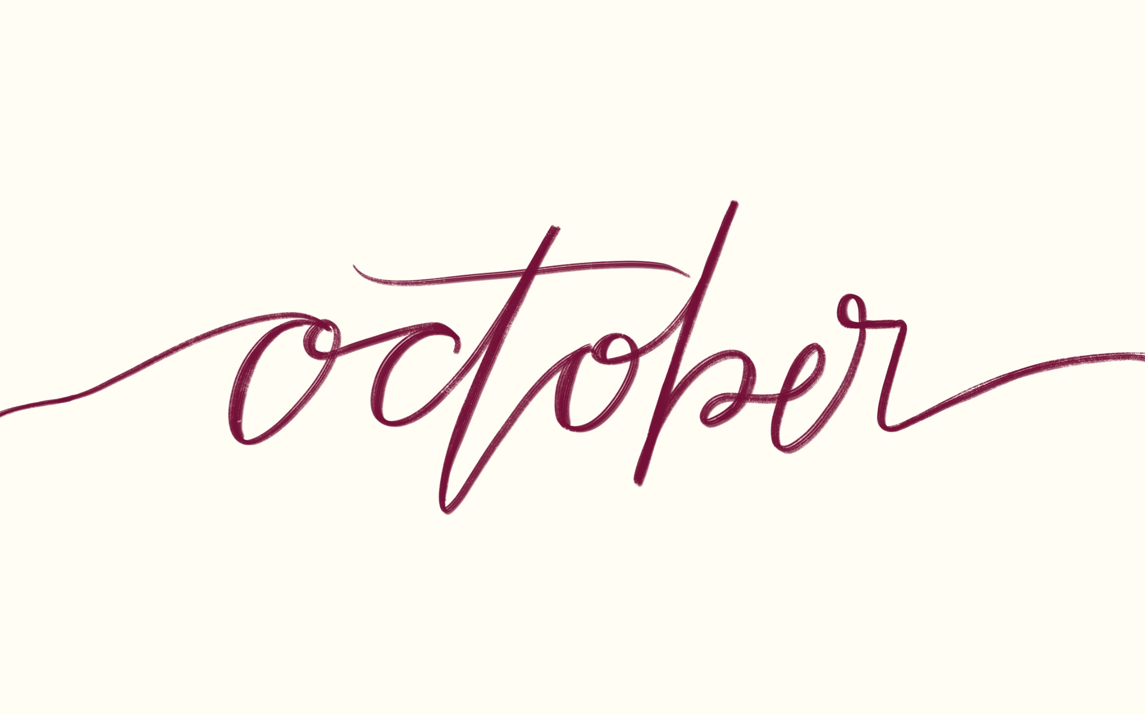 October Backgrounds for iPhone, Desktop and Tablet - Welcome
