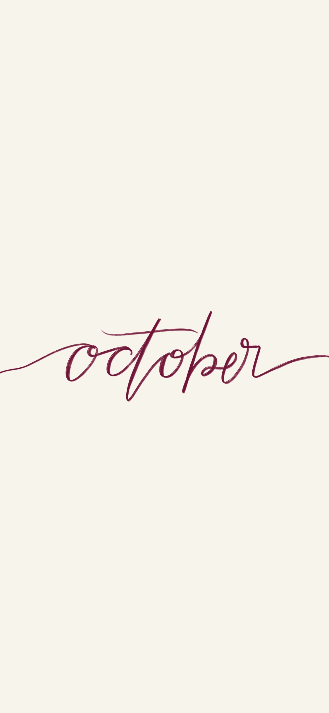 October Backgrounds for iPhone, Desktop and Tablet - Welcome