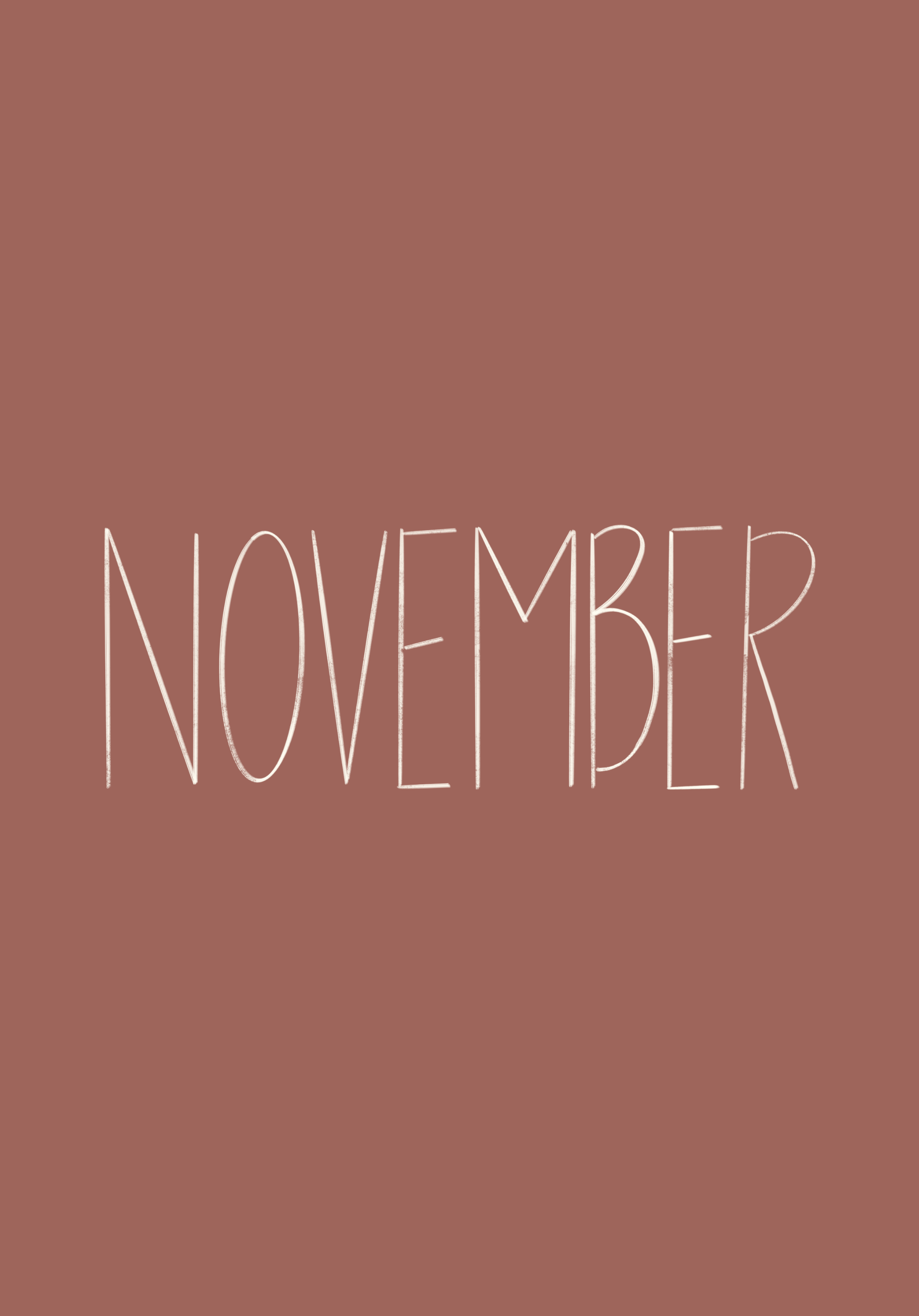 November Backgrounds for Desktop, iPhone and Tablet - Welcome